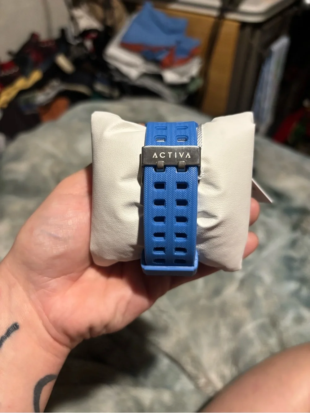 Activa X Invicta Digital Men's Watch - 56mm, Blue (ACW8020-007)